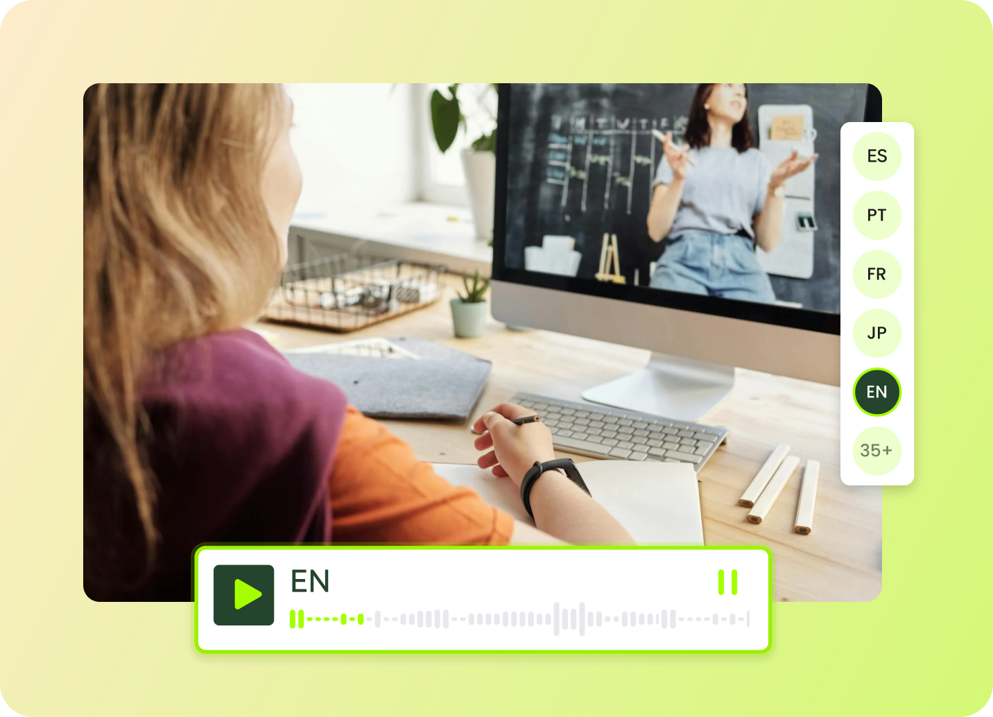 accent generator for e-learning